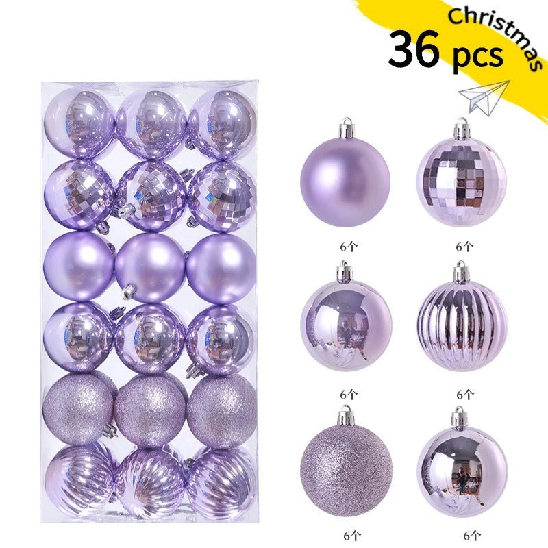 Mini Christmas Bauble Ornament Set